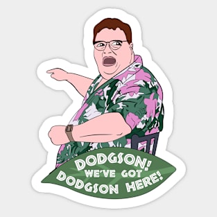 Jurassic Dennis Nedry Sticker